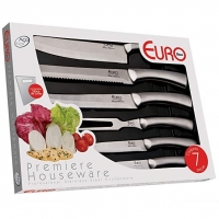 Conjunto De Facas 7 Peças Euro Inox