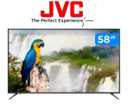 Smart TV 4K HQLED 58” JVC LT-58MB708 Android – Wi-Fi Bluetooth HDR 4 HDMI 3 USB
