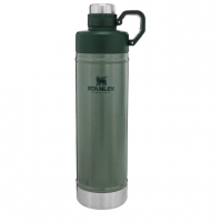 Stanley, 8025, Garrafa Térmica Inox 750 Ml Tampa Dupla Hermética, Cor Verde, Aço