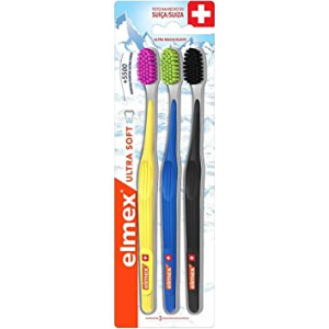 Escova Dental elmex Ultra Soft 3 unidades