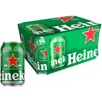 4 Packs Cerveja Heineken Premium Puro Malte Lager - 12 Unidades 350ml