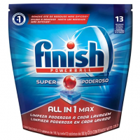 Tabletes Detergente Para Lava-Louças Finish Powerball, 13 Tabletes