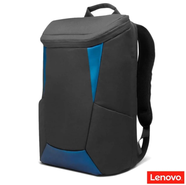 Mochila IdeaPad Gaming Lenovo até 15.6″ para Notebook, Preto e Azul