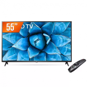 Smart TV LED 55” 4K UHD LG 55UN731C 3 HDMI 2 USB Wi-Fi Assitente Virtual Bluetooth