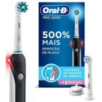 Escova Dental Elétrica Recarregável Oral-B Pro 220v + Refil