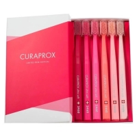 Curaprox Six Pink Edition Kit - 6 Escovas De Dentes