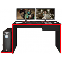 Mesa para Computador Notebook Desk Game DRX 8000 Preto/Vermelho – Mpozenato