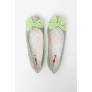 Sapatilha Moleca Lurex Verde - Feminina