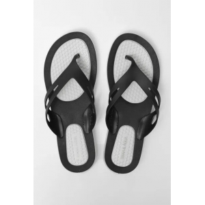 Chinelo Terra & Água Preto e Branco - Avenida