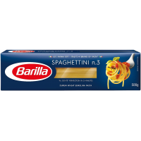 3 Unidades - Macarrão Grano Duro Spaghettini N.3 Barilla 500g