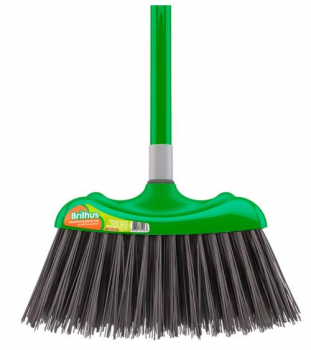 Vassoura Para Rua com Cabo Brilhus Verde