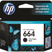 Cartucho de Tinta HP 664 Preto - F6V29AB