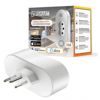 Tomada Inteligente Smart Plug Wi-Fi RSmart 10A Ligue ou Desligue seus Eletrodomésticos