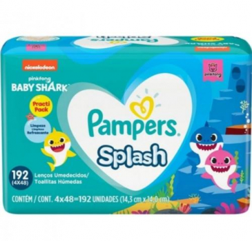 Toalhinhas Umed Pampers Splash C/192