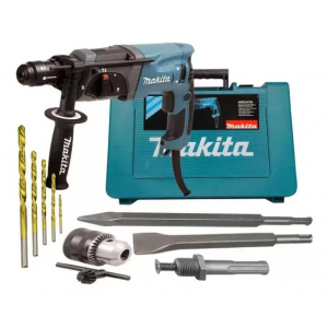 Martelete Combinado Sds Hr2470 800W 220v Makita + Kit Ferramentas
