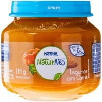 2 Unidades de Papinha Legumes Com Carne Nestlé - 115g