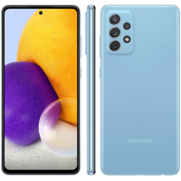Smartphone Samsung Galaxy A72 128GB Tela 6.7'' Dual Chip 6GB RAM Câmera Quádrupla - Azul
