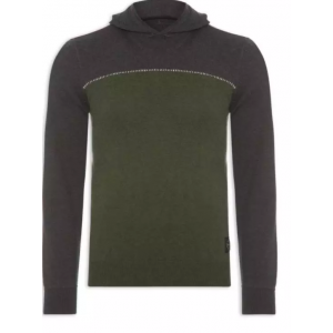Suéter Masculino Colorblocking Ellus - Cinza
