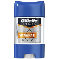 Desodorante Antitranspirante em Barra Gillette - Hydra Gel Vitamina E Masculino 82g