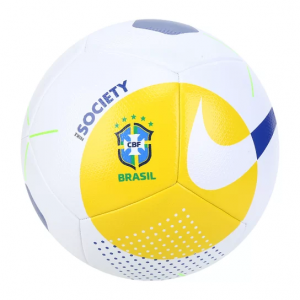 Bola de Futebol Society Nike Brasil CBF - Amarelo+Azul