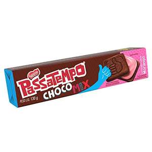 [Prime] Biscoito, Chocomix, Morango, Passatempo, 130g   mín 5 unid