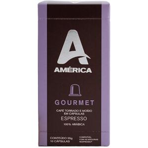 Café em cápsulas América Gourmet compatível com Nespresso