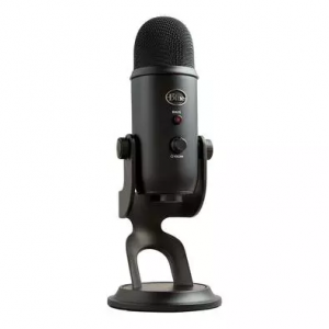 Microfone Condensador USB Blue Yeti Preto - 988-000100