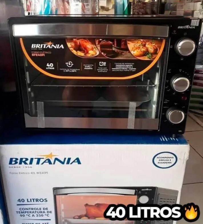 Forno Elétrico de Bancada Britânia 40L – BFE40PI 110V