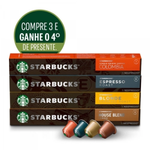 Kit com 4 Caixas de Starbucks by Nespresso