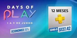 [PS Plus] Days Play - Desconto de 15%