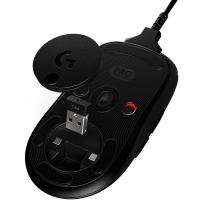 Mouse Gamer Sem Fio Logitech G PRO Wireless Lightspeed, RGB, Lightsync, Ambidestro...