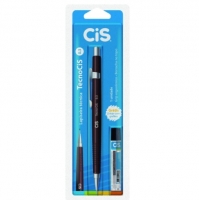 Lapiseira Técnica com Borracha + Grafite, CiS, TecnoCIS, 3.8301, 0.3mm, Marrom
