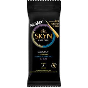 Preservativo Selection com 6 Unidades Skyn