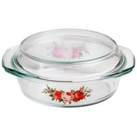 Caçarola de Vidro Decorada - 3L