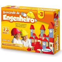 Brinquedo Brincando de Engenheiro 73 Peças 52776 - Xalingo