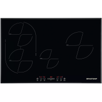 Cooktop Brastemp de indução 4 bocas Gourmand Preto - BDJ77AE