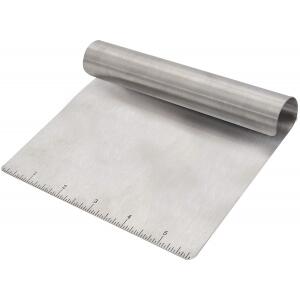 Espátula de Inox Prática para Massas e Legumes Com Cabo Tubular Prata - Mimo Style