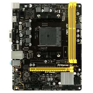 Placa Mãe Biostar A68MHE Chipset A68H AMD FM2+ mATX DDR3 AA68XM2S-R07-BS210S