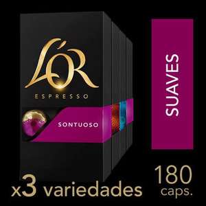 KIT 180 CÁPSULAS CAFÉ L'OR SUAVES