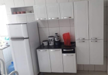 Cozinha Compacta Itatiaia Rose 7 Portas Aço e – Balcão com Tampo 3 Portas 1 Gaveta