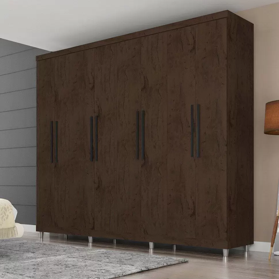 Guarda-roupa Casal 8 Portas 4 Gavetas – Araplac Porto