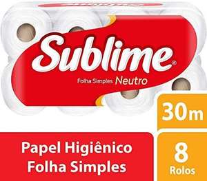 (Prime) Papel Higiênico, Sublime 8 Rolos
