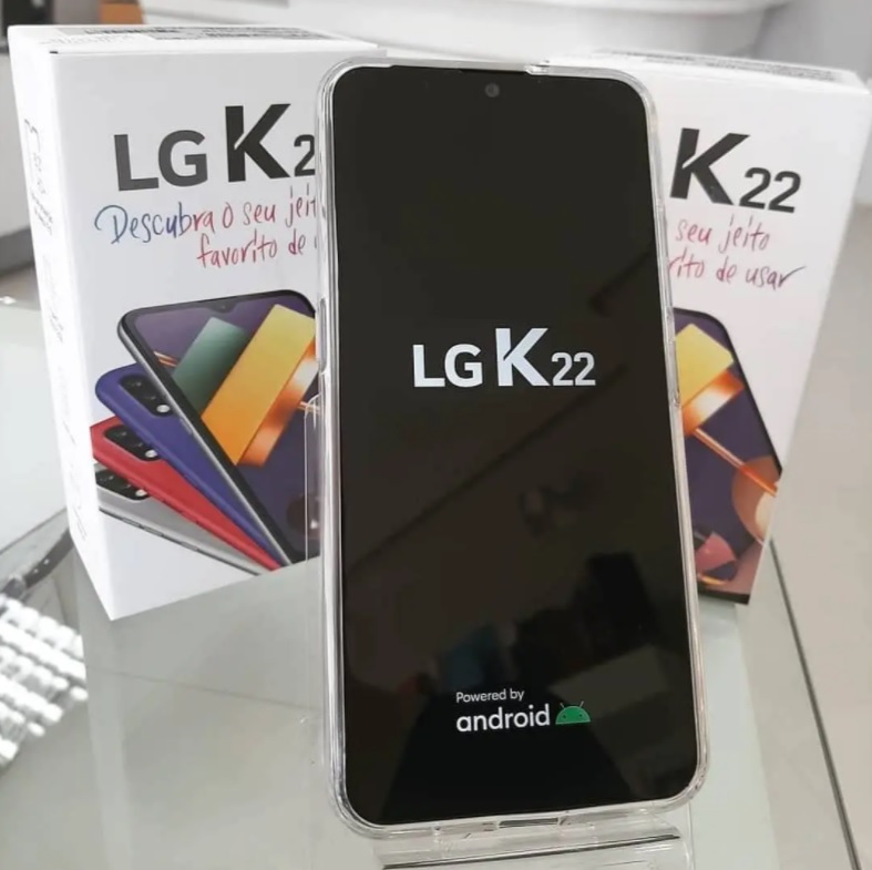 Smartphone LG K22 32GB Titan 4G Quad-Core 2GB RAM – Tela 6,2″ Câm. Dupla + Selfie 5MP Dual Chip
