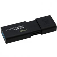 Pendrive Datatraveler 100G3 32Gb, Kingston, Pendrives, Preto