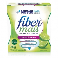 Regulador Intestinal, Fiber Mais, Limão Com Colágeno, 60g