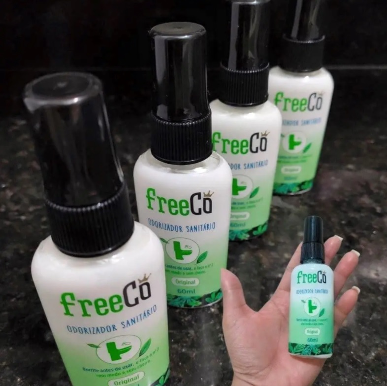 3 Bloqueador de Odores Sanitários Freecô Original – 60Ml