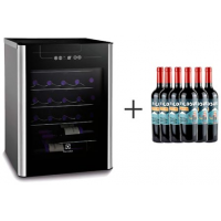 Adega de Vinhos Electrolux para 24 Garrafas ate 18C 110V - ACS24 + 6 Vinhos Tinto Filosur Cabernet Sauvignon 2020