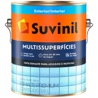 Tinta para Banheiro e Cozinha Acetinada 3,6 Litros Branco Suvinil