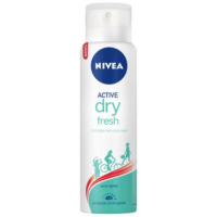 6 Unidades Desodorante Aerosol Nivea Feminino Active Dry Fresh 90g