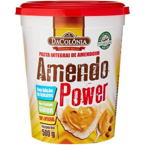Amendopower Pasta de Amendoim Integral Zero 500g